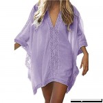 GuGio Women's Swimsuit Bikini Beach Swimwear Cover up Bathing Suit Beach Dress Purple B07PQRVGCQ